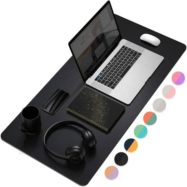 Desk Pad Desk Mat 23.6&#034; x 13.7&#034; Ultra Thin Waterproof PU Leather Desk Blotter...