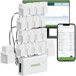 Emporia Gen 3 Smart Home Energy Monitor with 8 50A Circuit Level Sensors | Home Energy Automation and Control | Real Time Electricity Monitor/Meter | Solar/Net Metering