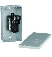 GE 40 Amp 2-Space 4-Circuit Indoor Single-Phase Main Lug Circuit Breaker Panel