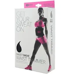 Sweet Sweat Waist Trimmer for Women and Men - Sweat Band Waist Trainer for High-