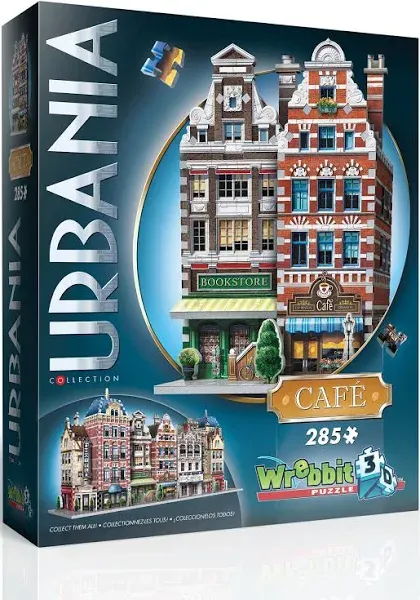 Wrebbit - Urbania Collection Cafe 385 Piece 3D Puzzle