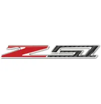 C7 Corvette West Coast Corvette Z51 Emblem - Carbon Fiber - 3 Inch