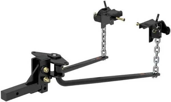 Curt 17052 Round Bar Weight Distribution Hitch 1,000 lb Capacity