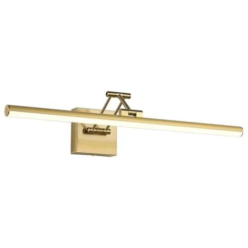  Hard-Wired Picture Light for Wall Brass Dimmable 23.62inch Hard-Wired Brass