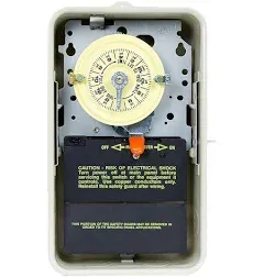 Intermatic Outdoor Mechanical Time Switch 40 Amp with Steel Enclosure Gray