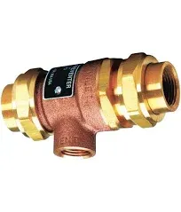 Watts 0063190 Series BBFP 1/2 in. Brass Union FNPT Backflow Preventer