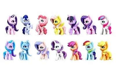 My Little Pony Friendship Shine Collection 1.5” Mini Figure 14-Pack Hasbro MLP