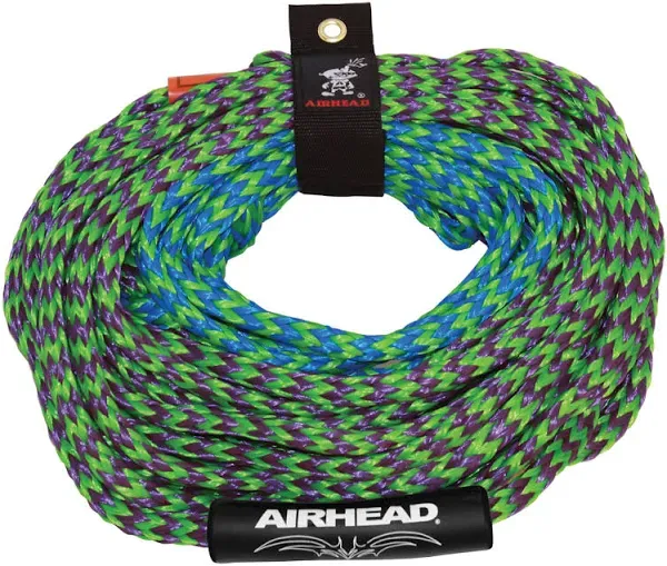  2 Section Tow Rope | 1-4 Rider Towable Tube Rope, Dual Sections, 4,150lb 