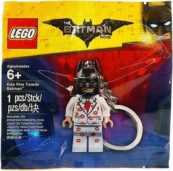 LEGO Batman Movie Kiss Kiss Tuxedo Keychain