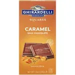 Ghirardelli Milk Chocolate, Caramel, Squares - 4.8 oz