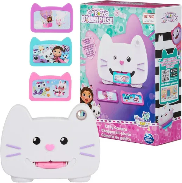 Gabbys Dollhouse, Kitty Camera, Pretend Play Preschool Kids Toys for Girls and Boys Ages 3 and Up