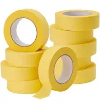 10-Pack Automotive Refinish Masking Tape Yellow 18Mm X 55M, Cars Vehicles