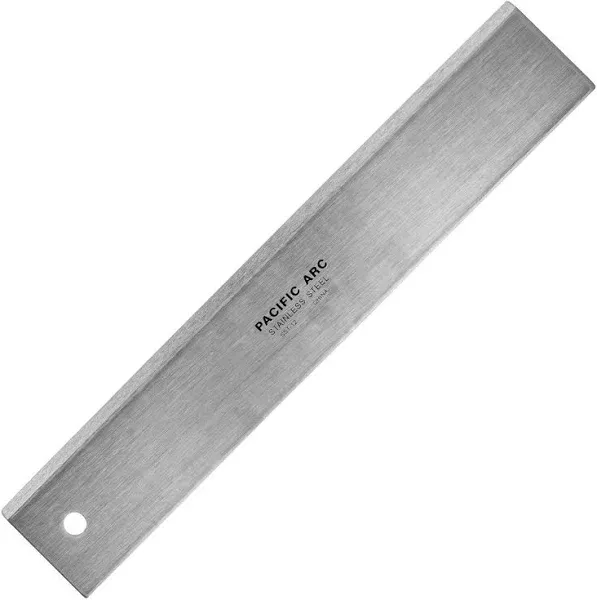 Pacific Arc 30" Straight Edge Stainless Steel 0.09" Thick Steel, Heavy Duty