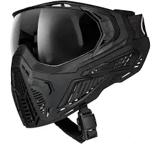 HK Army SLR Paintball/Airs<wbr/>oft Goggle - Black with Smoke Lens