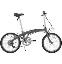 Dahon MU D8 Folding Bike Custom V-Brakes, V Clamp Technology Frame and Adjustable Handlepost (Rock)