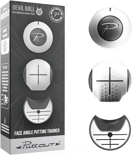 PuttOut Devil Ball Face Angle Trainer