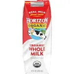 Horizon Organic Whole Milk 8 fl oz