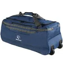 140L Foldable Duffle Bag with Wheels and Backpack Straps, 1680D Oxford Extra ...