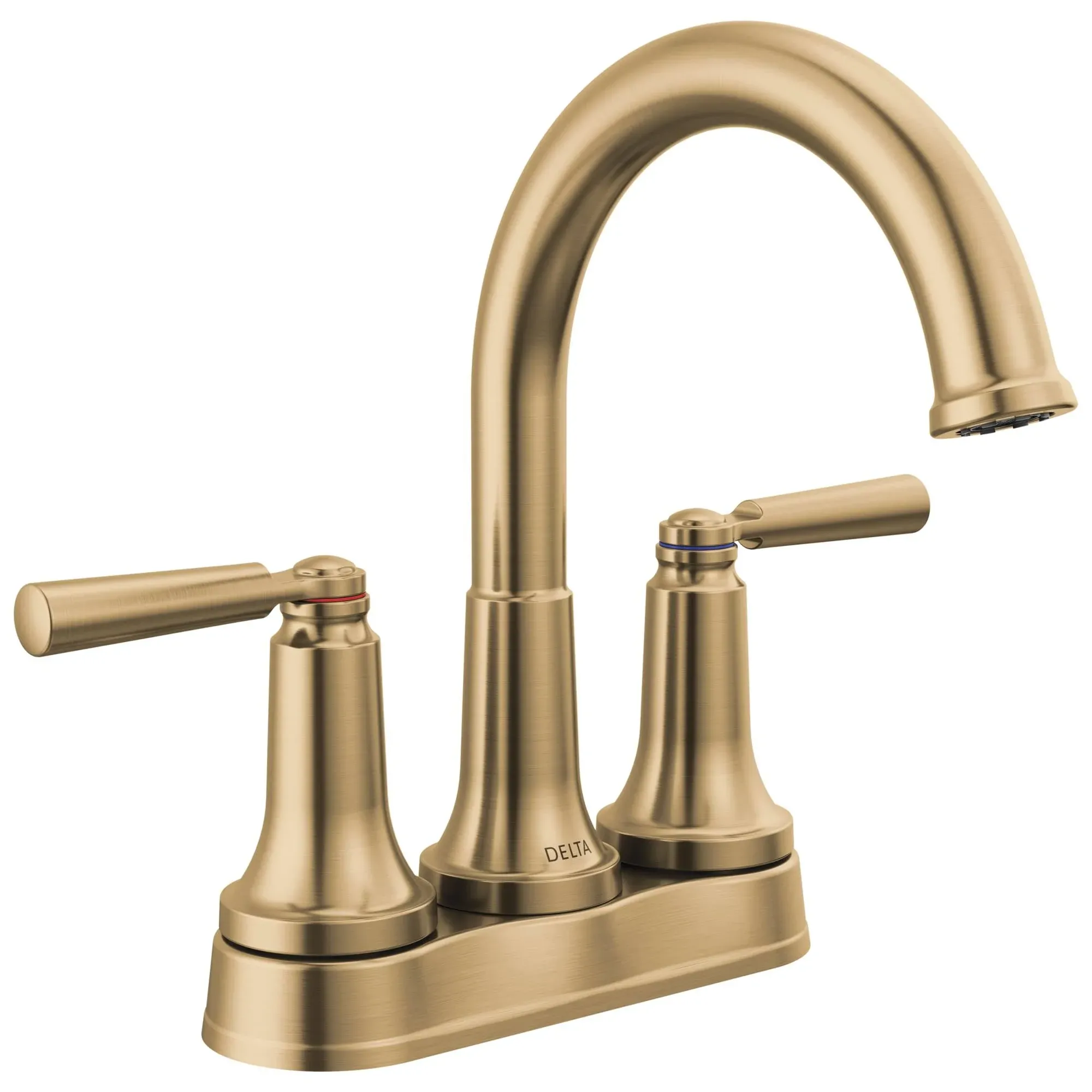 Delta Saylor Two Handle Tract-Pack Centerset Bathroom Arc Faucet