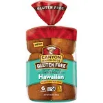 Canyon Bakehouse Gluten Free Whole Grain Hawaiian Rolls (6 ct), Sweet (10.8 oz)