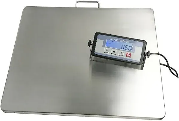 Angel USA Large Platform Stainless Steel 400lb Physician/Gym.<wbr/>.. Digital Scale