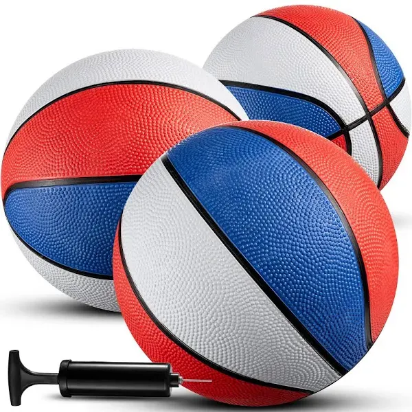 Bedwina Mini Basketballs 7 Inch Size 3 Pack of 3