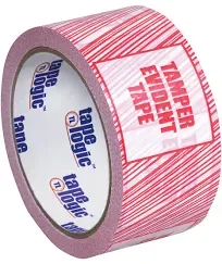 Tape Logic Security Tape 2" x 110 yds. Tamper Evident Print (6 Pack)