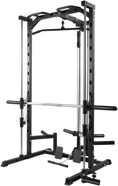 Smith Machine Power Rack With Lat-pull Down System,Landmine,Barbell Bar,Plate Storage Pegs And More Training Attachment - Buy Smith Machine With Weight Bench
smith Machine Power Rack With Lat-pull Down System
universal Multi-function Station
pulley System And Cable Bar
unisex Strength Training Attachment
smith Machine With Plate Storage Pegs Product on Alibaba.com