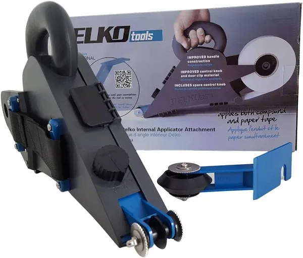 Delko Banjo Drywall Taping Tool w/OX Pro Inside Corner Finishing Trowel