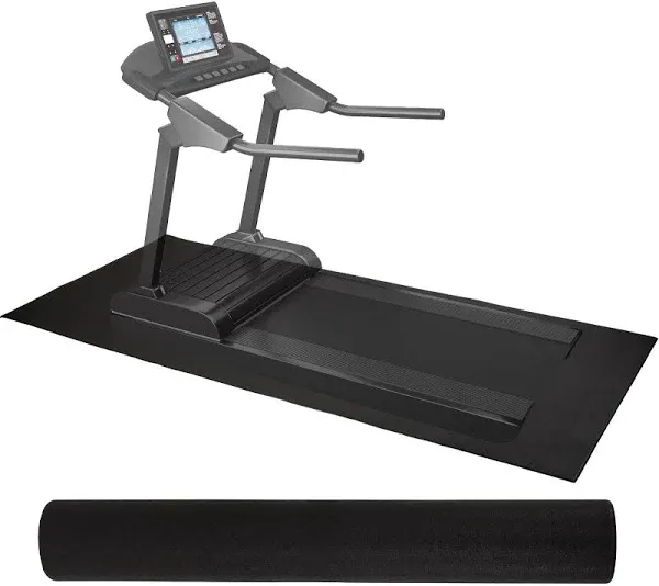 BalanceFrom High Density Treadmill Exercise Bike Equipment Mat, 3 ft. x 6.5 ft., 1/4" Thick