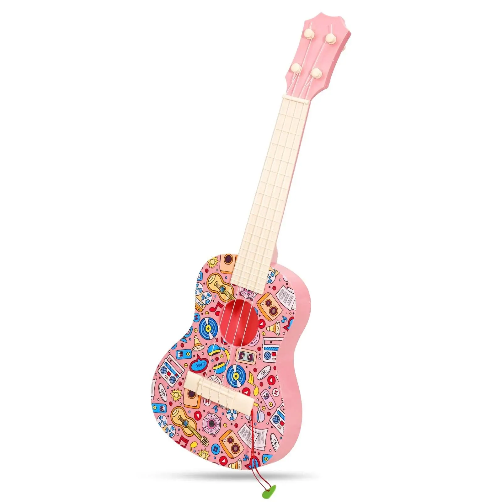 21in Colorful Graffiti Ukulele Guitar for Kids, 4 Strings Kids Guitar Ukulele...