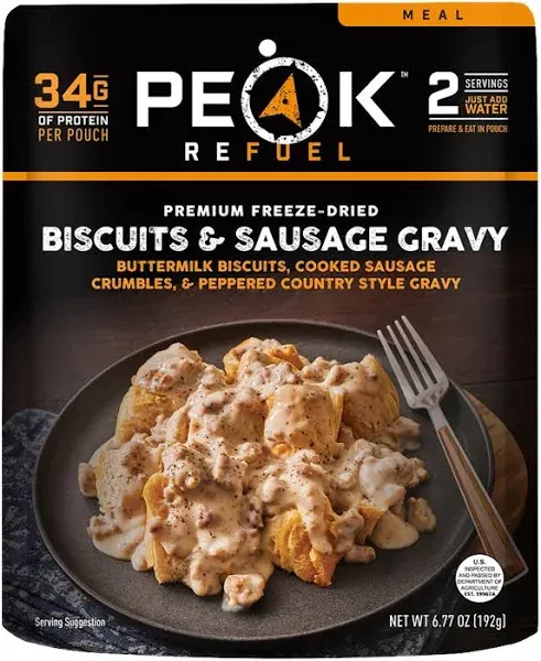 Peak Refuel Biscuits & Sausage Gravy