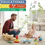 Toddler Musical Instruments,Wo<wbr/>oden Percussion Instruments for Baby Kids