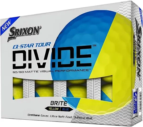 Srixon Q-Star Tour Divide Golf Ball - 10306805