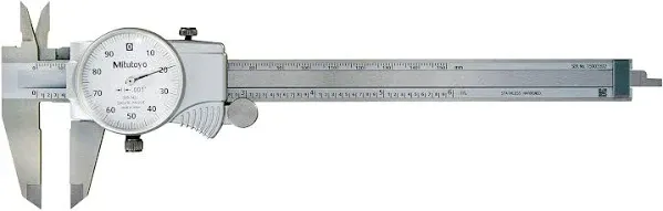 MITUTOYO 505-742J Dial Caliper,0-6 In 4LA83