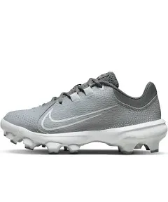 Nike Women&#039;s Hyperdiamond 4 Pro MCS Size 7.5 Grey Softball Cleats DC8990-012