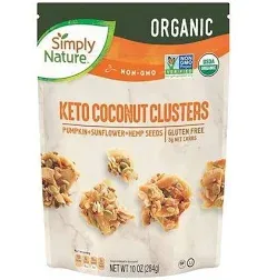 Simply Nature Organic Keto Super Seed Coconut Clusters