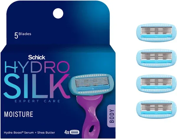 Schick Hydro Silk Cartridges 4 ea