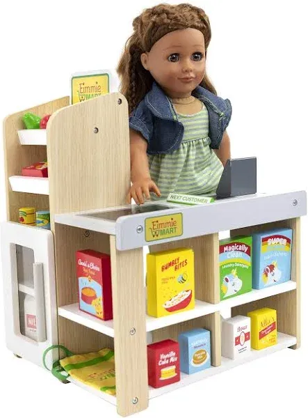 18 Inch Doll Grocery Store | Over 40 Doll Accessories | Playtime by Eimmie