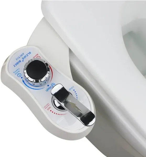 Bidet AMI910- Hot and Cold Water Bidet Attachment for Toilet - Self CleaningDual