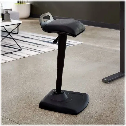 Vari Active Seat - Adjustable Ergonomic Standing Desk Chair for Adults - Portable Home Office Furniture, Comfortable Wobble Stool with Dynamic Range of Motion - Fully Assembled