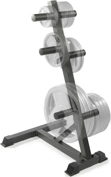 Marcy Olympic Weight Plate Tree for 2-Inch Plates Weight Storage Rack