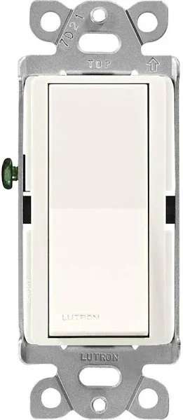 Lutron® Claro® 15-Amp 3-Way Rocker Light Switch - Biscuit