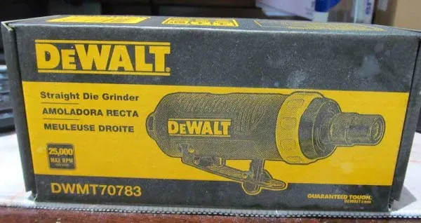 NEW Dewalt DWMT70783 Pneumatic Straight Die Grinder, Â¼&#034; Collets, 25000 RPM/90 P