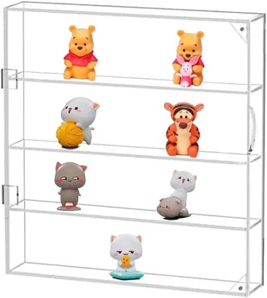 HESIN Acrylic Display Case for Mini Pop Figures