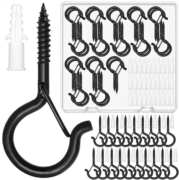 Mckanti Screw Hooks for Outdoor String Lights