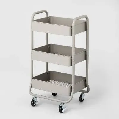 Brightroom 3 Tier Metal Utility Cart