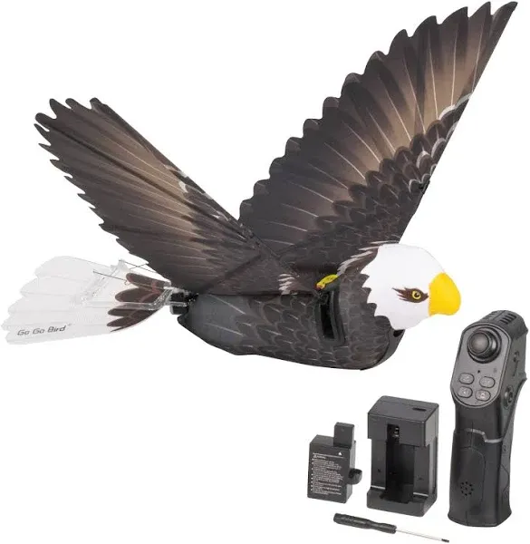 Zing Go Go Bird Eagle Premium Remote Control Flying Aircraft Looks and Flies Like A Real Eagle – Carbon Fiber Dron