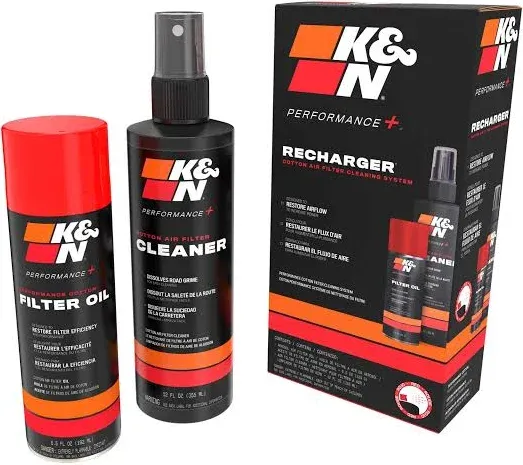 K&N Performance Aerosol Air Filter Recharger and Cleaning Kit