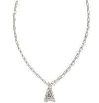 Kendra Scott Crystal Letter Short Pendant Necklace